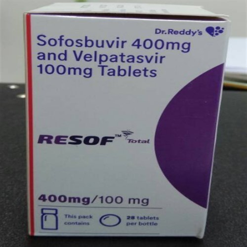 Resof Total(Velpatasvir 100Mg Sofosbuvir 400Mg Tablets) Tablets