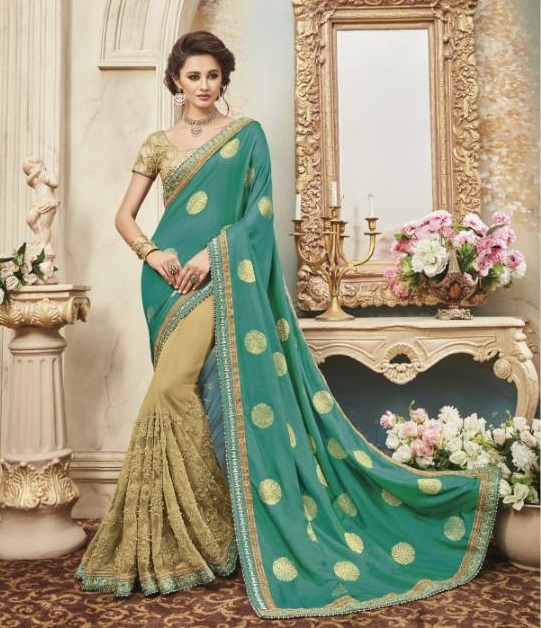 Embroidered Women Ethnic Sarees