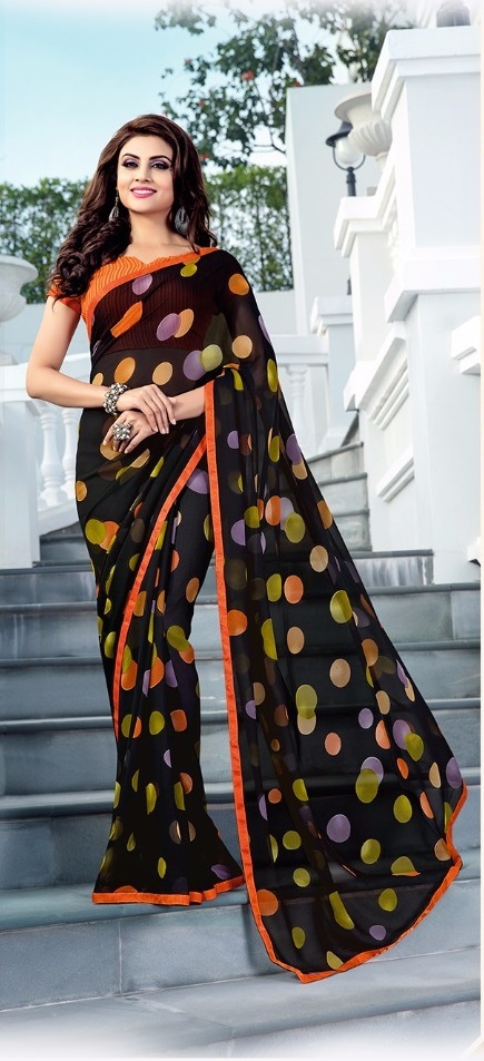 Georgette Indian Printed Sarees