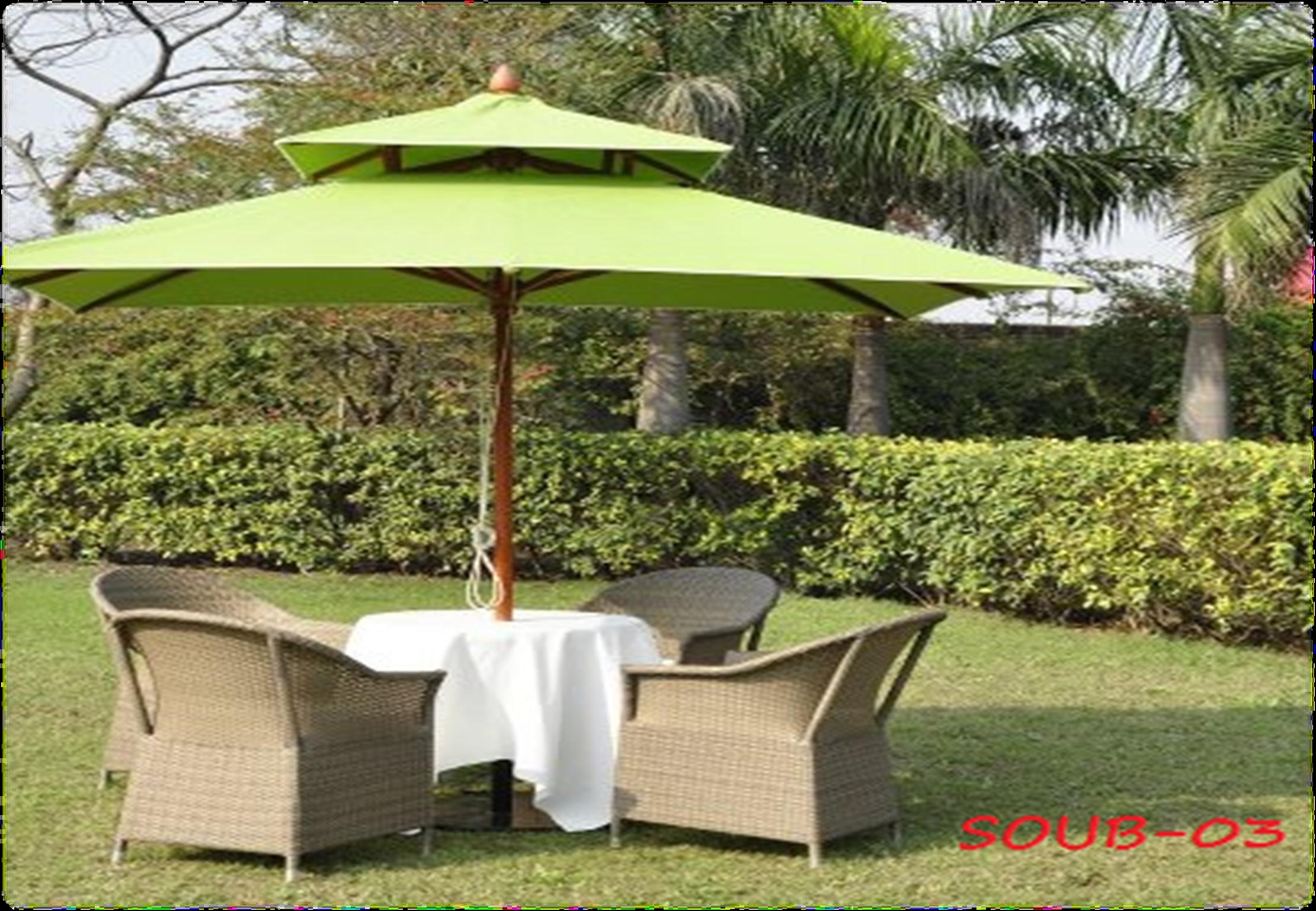 Contemporary Offset Patio Umbrella
