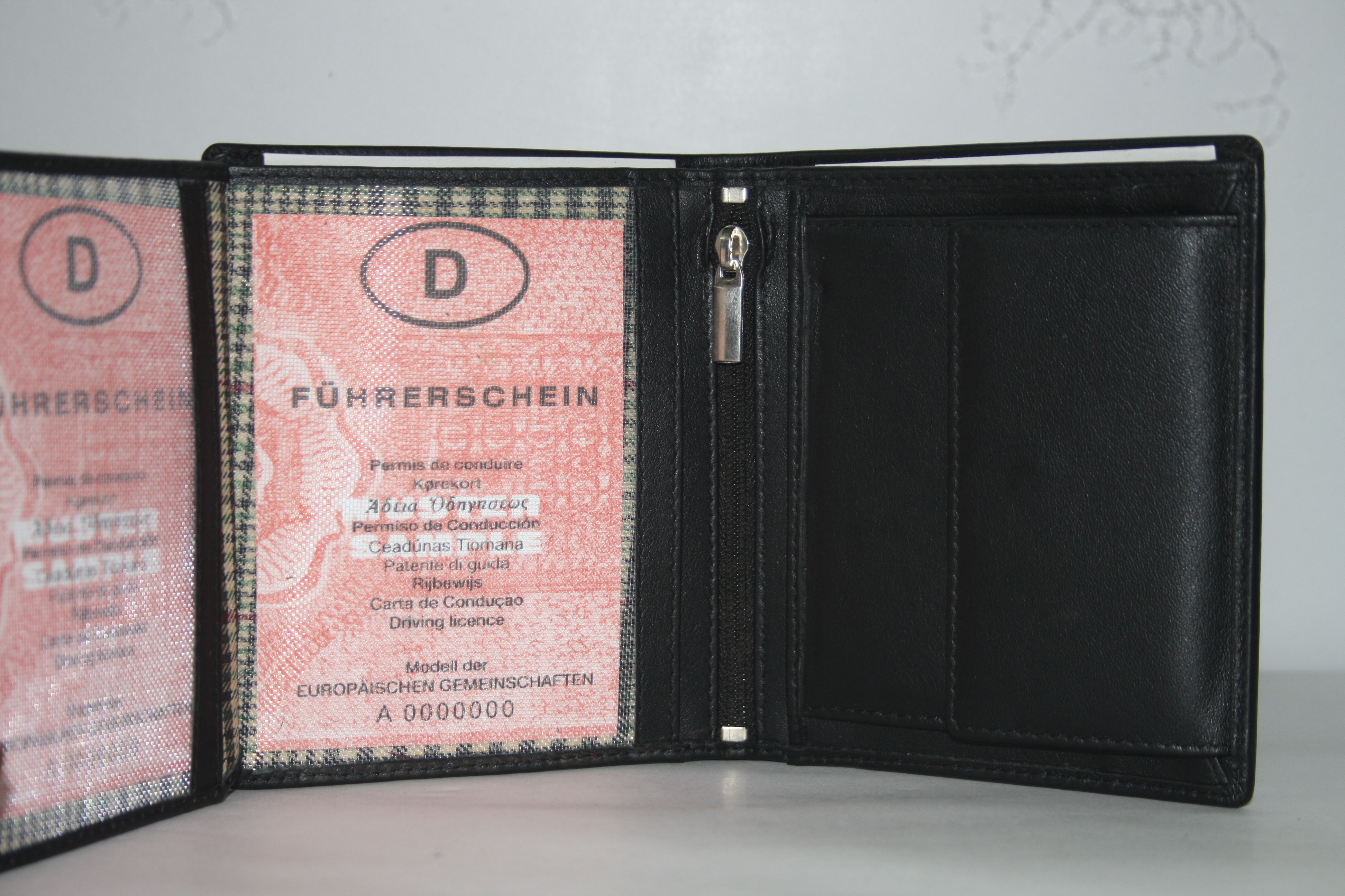 Black Leather Wallets
