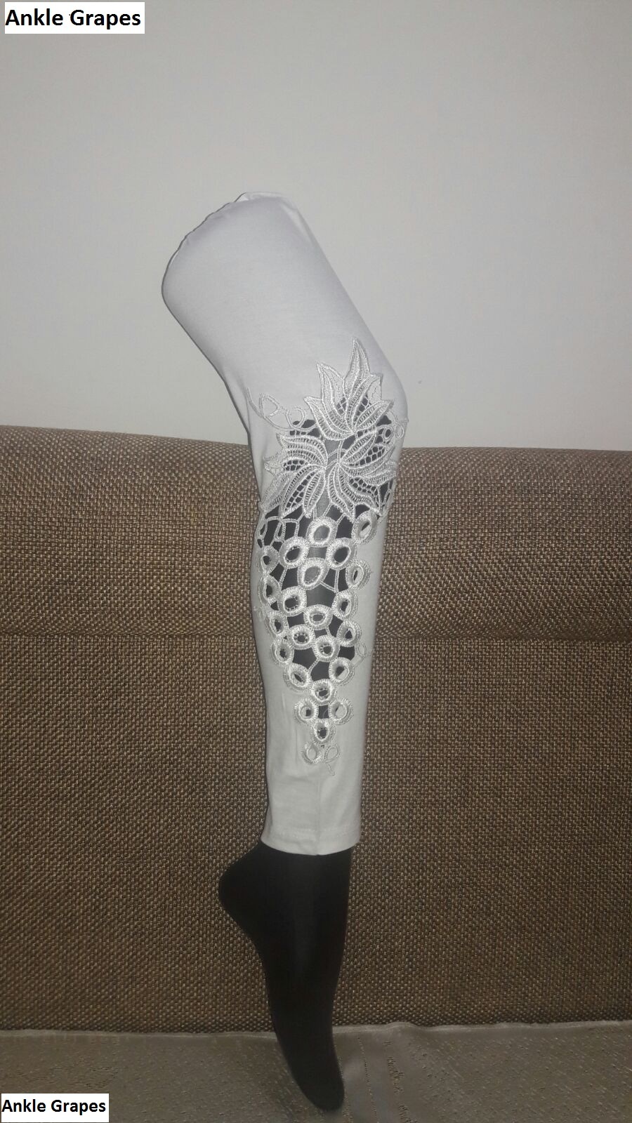 Designer Legging With Ankel - Cotton Blend, Available In Sizes S, M, L, Xl | Quick Dry, Washable, Ideal For Summer Wear, Suitable For Indian Ethnicity