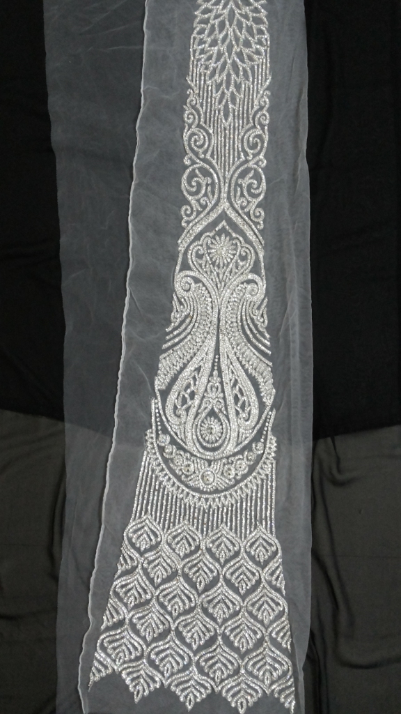 Designer Lehnga Kali In Pure Stone Work