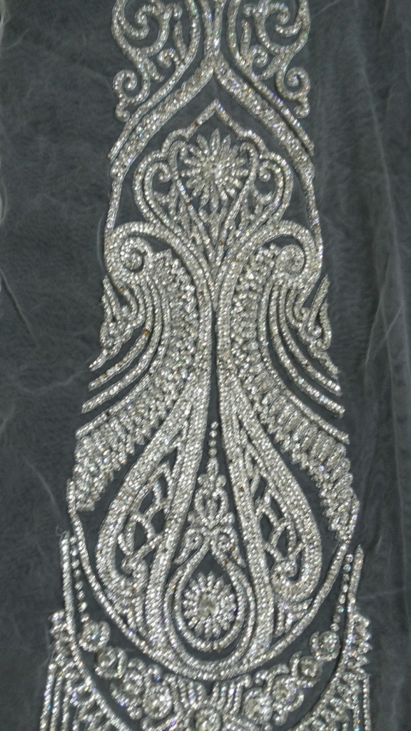 Designer Lehnga Kali In Pure Stone Work