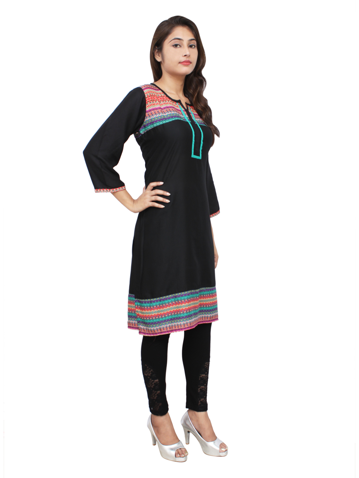 Cotton Printed Kurtis - Cotton, Size M/l/s | Quick Dry, Washable, Short Sleeve, Printed Pattern, Ideal For Girls' Daily Wear In Summer & Winter