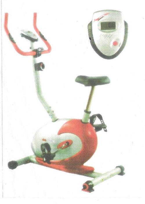 Orange And White Stamina Magnetic Upright Bike