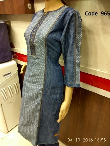 Washable Denim Kurtis @ 745