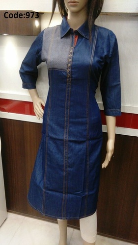 Washable Denim Kurtis @ 745