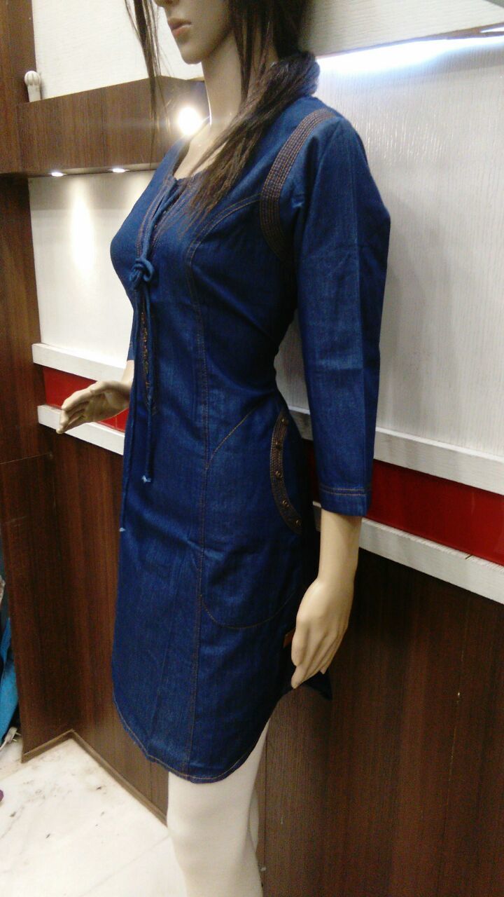 Washable Denim Kurtis @ 745