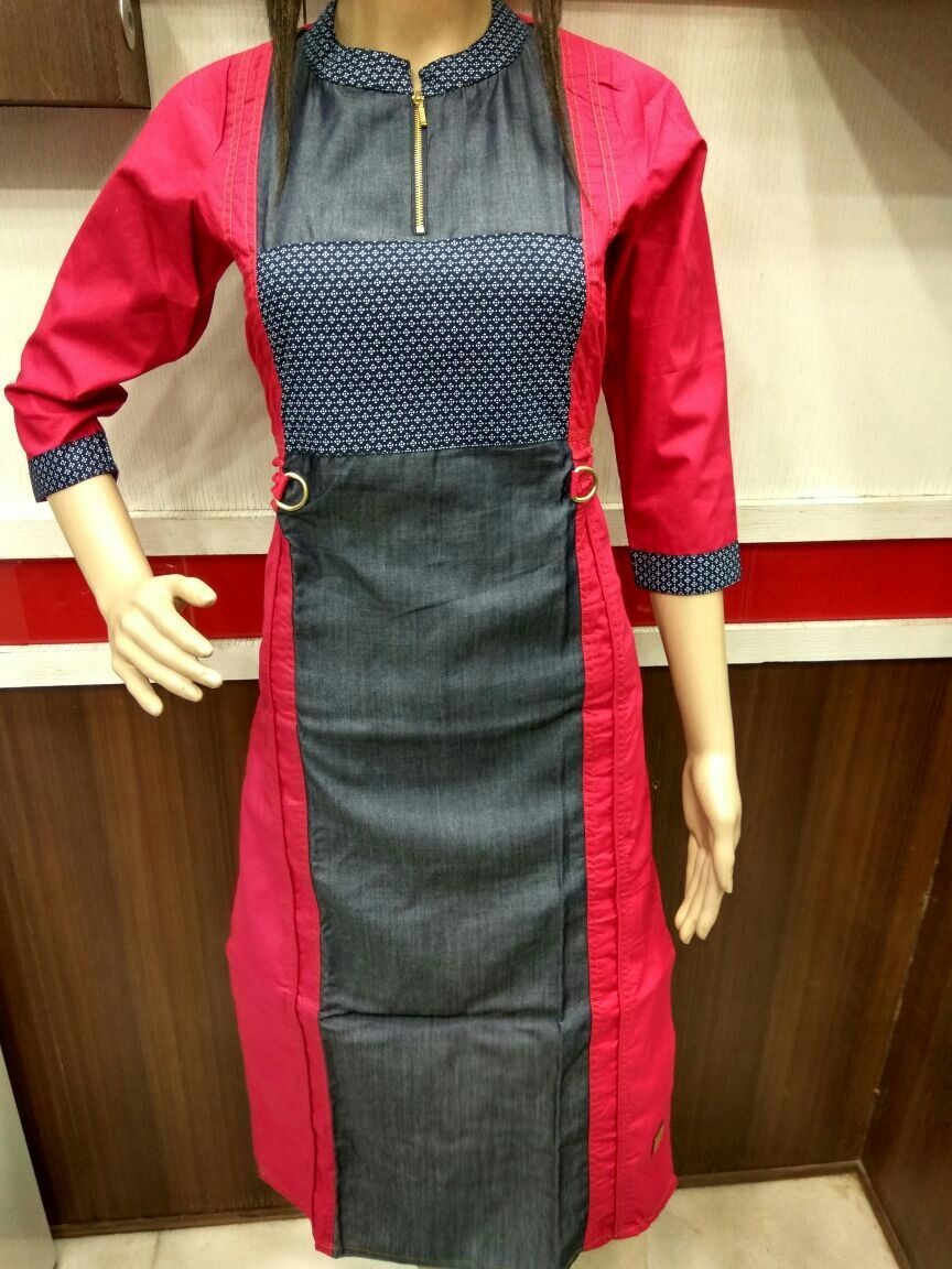 Washable Denim Style Kurtis @ 795