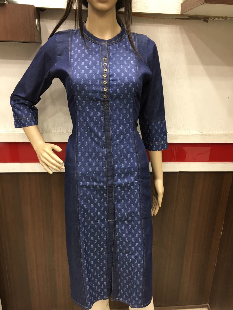 Washable Denim Style Kurtis @ 795