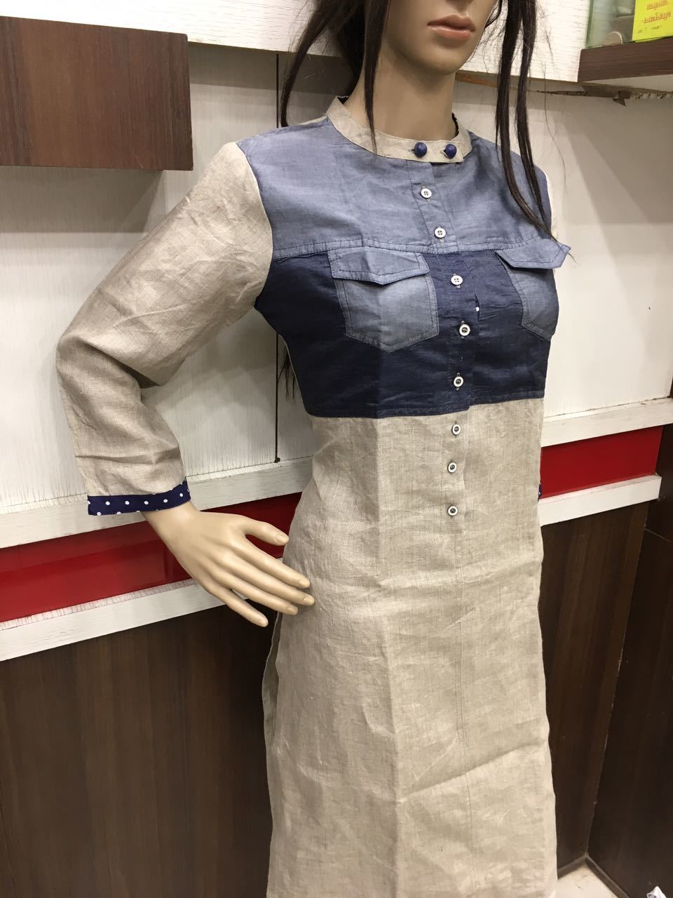 Washable Denim Style Kurtis @ 795