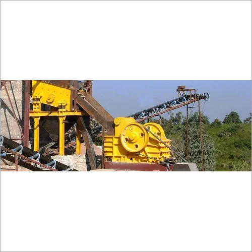 Double Toggle Jaw Crusher - Mild Steel & Cast Iron, Yellow, 220-440V | High Performance, High Efficiency, Noise-Free Operation
