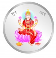 100 ग्राम लक्ष्मी जी रंगीन सिक्का