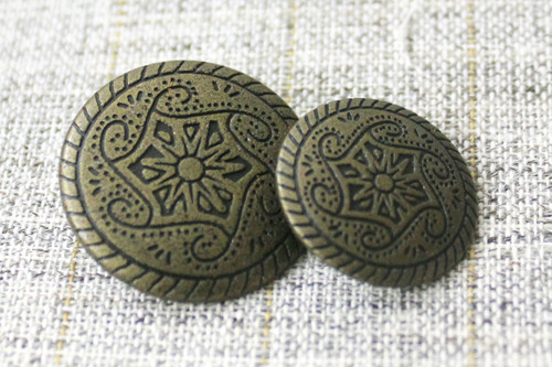 Golden Copper Suit Button
