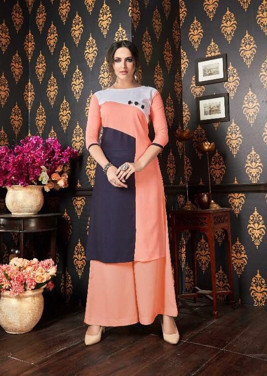 Stylish Rayon Kurtis - Rayon Cotton, A-line Size L/xl/xxl | Multi-color, Plain Printed Design For Effortless Elegance And Comfort