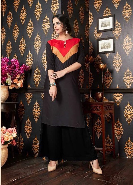 Stylish Rayon Kurtis - Rayon Cotton, A-line Size L/xl/xxl | Multi-color, Plain Printed Design For Effortless Elegance And Comfort