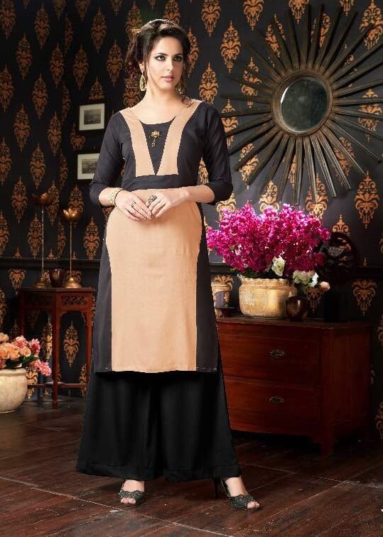 Stylish Rayon Kurtis - Rayon Cotton, A-line Size L/xl/xxl | Multi-color, Plain Printed Design For Effortless Elegance And Comfort