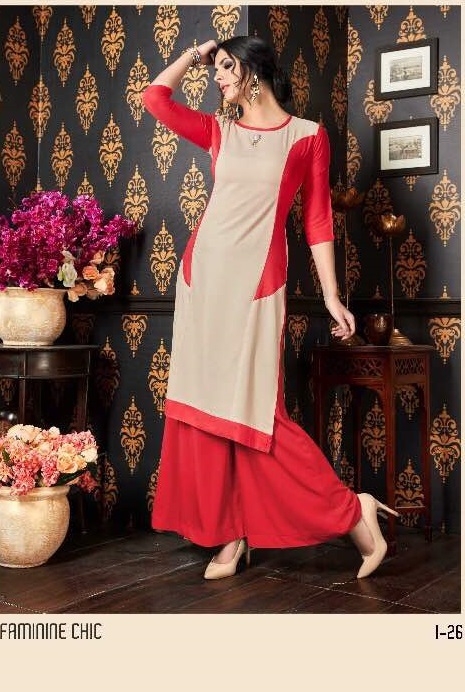 Stylish Rayon Kurtis - Rayon Cotton, A-line Size L/xl/xxl | Multi-color, Plain Printed Design For Effortless Elegance And Comfort