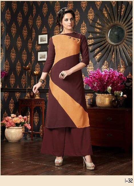 Exclusive Kurtis - Rayon Cotton, Readymade A-line Size L, Xl, Xxl | Plain Printed, Embroidered Pattern