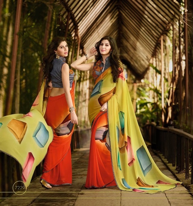 Georgette Designer Sarees