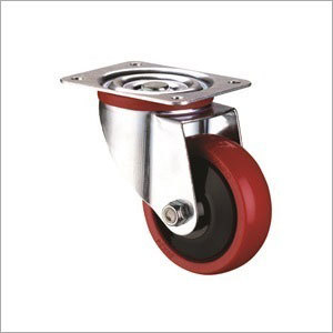 Trolley Wheels - Color: Red Sliver