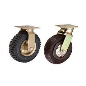 Pneumatic Rubber Caster Wheels - 25/38/50/75 mm Sizes | Durable, Impact-Resistant Design for Heavy-Duty Applications