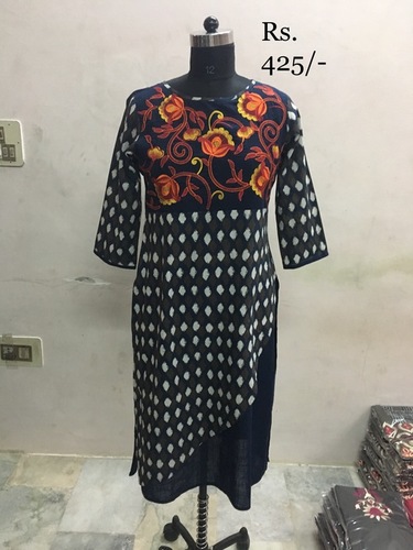 फैंसी कॉटन कुर्ती