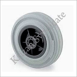 ग्रे रबर व्हील्स