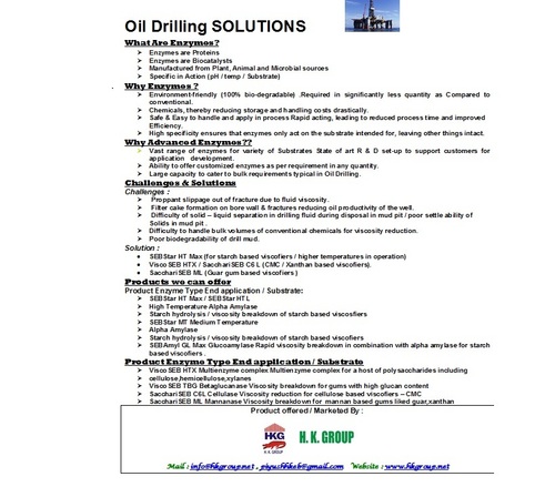 Sebstar Ht Max Oil Drilling Enzymes