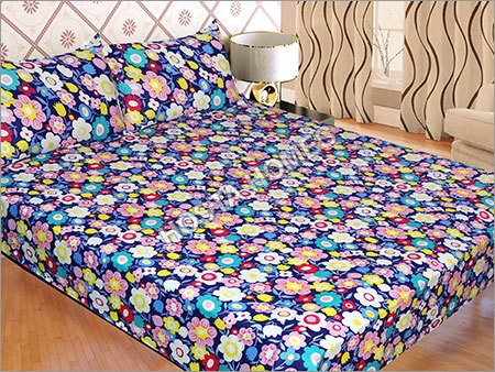 Multi Color Designer Bed Sheet