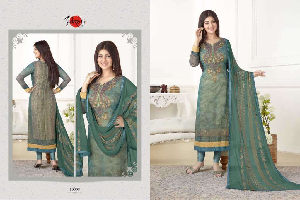 Salwar Suits Silky By Suhati Fab