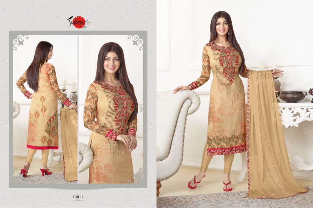 Salwar Suits Silky By Suhati Fab