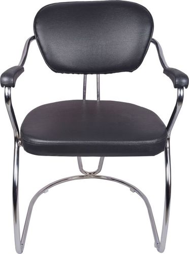 द अट्रैक्टिवो मिड बैक गेस्ट चेयर ब्लैक