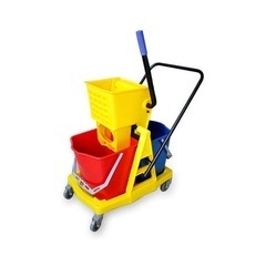 double bucket wringer trolley