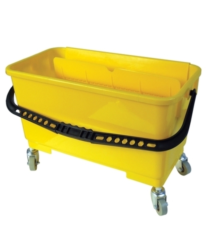window cleaning bucket yellow