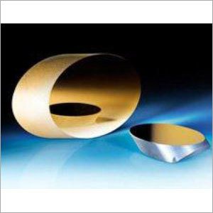 फ्यूज्ड सिलिका या पाइरेक्स अण्डाकार दर्पण