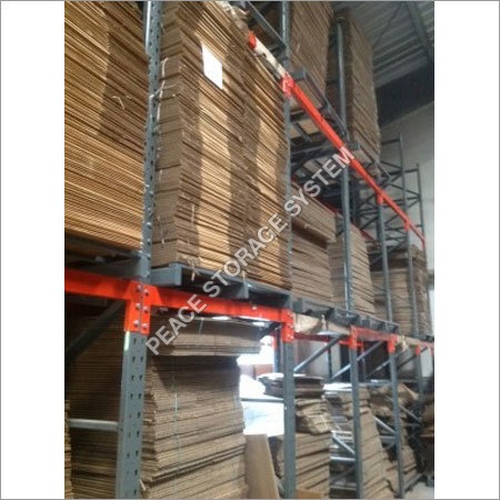 Heavy Duty Pallet Rack - Durable Steel, Customizable Sizes, Grey and Orange Color, Painted Surface Treatment | For Industrial Storage Solutions