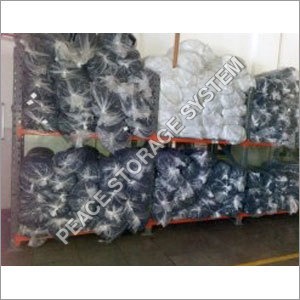 टिकाऊ फ़ैब्रिक स्टोरेज रैक