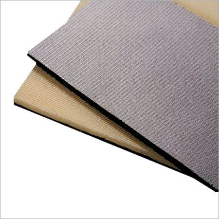 Grey And Cream Foam Bounded Lamination Fabrics