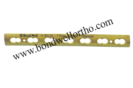 One Third Tubular Plates - Stainless Steel 316-L & Titanium GR-5, 3.5mm Diameter, Durable, Lightweight, Corrosion Resistant, Suitable for Bone Implants