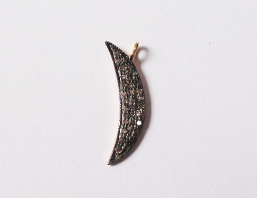 Diamond Moon Charms Pendant