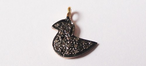 Diamond Duck Charms Pendant