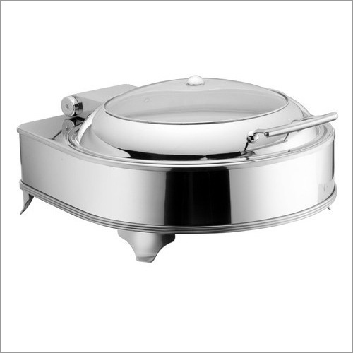 Round Chafing Dish With Element & Frame Stand