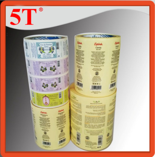 Cream Cosmetics Spray Bottle Stickers