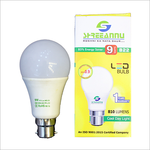 LED 9 वॉट बल्ब लाइट