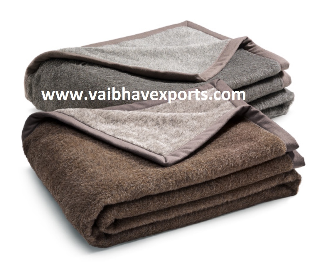 Reversible Wool Blankets Age Group: Adults