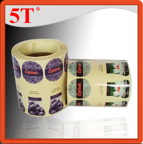 शरीर के मिस्ट की बोतलों के लिए लेबल प्रिंट करना