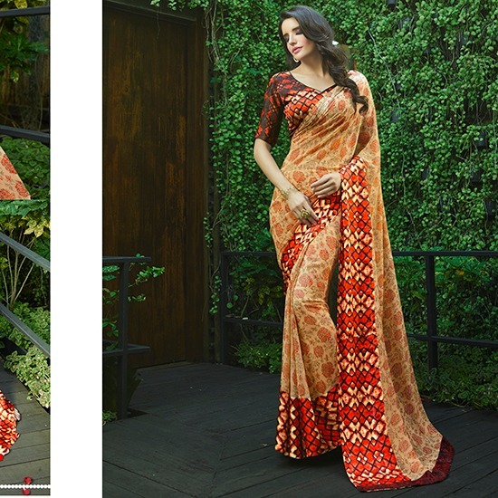 Georgette Ethnic Sarees
