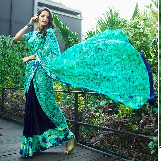 Georgette Ethnic Sarees